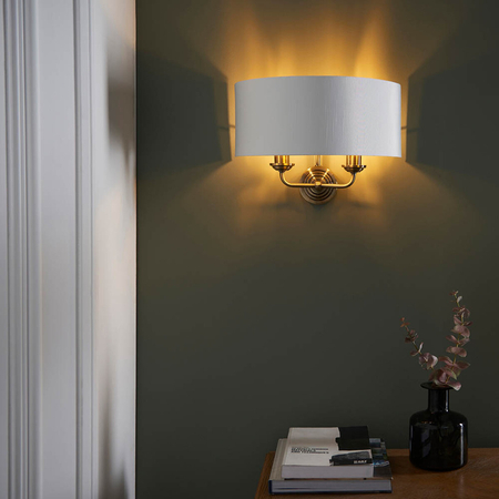 Kinkiet Endon Lighting Highclere 98937 mosiądz
