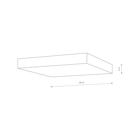 Plafon LID SQUARE LED 50W Nowodvorski 10423 biały