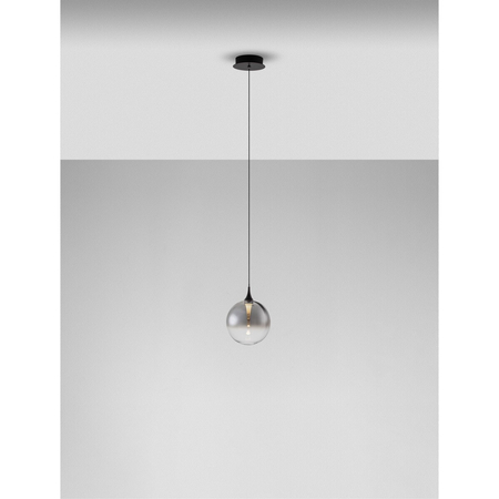 Lampa wisząca Luces Exclusivas LURVELA LE45128 szary i odcienie szarości, czarny