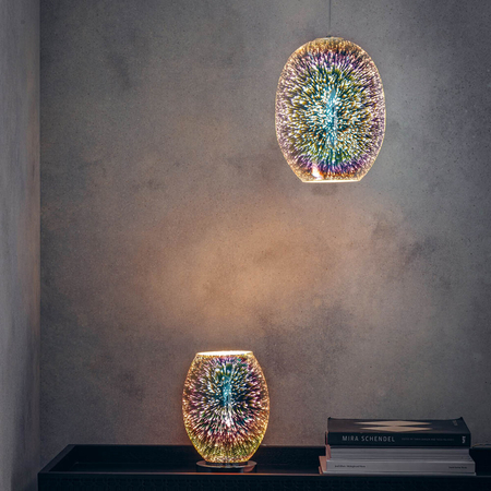 Lampa stołowa Endon Lighting Stellar 74940 chrom