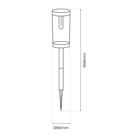 Eko-Light Słupek Solarny Path 3000K IP44 2-pak EKO1454