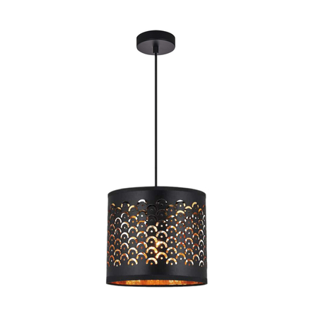 Milagro Lampa wisząca MORGAN 1xE27 ML1800 CZARNY + ZŁOTY