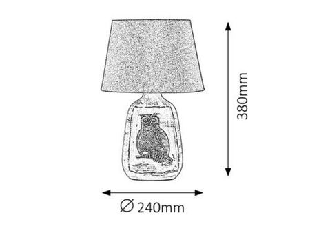 Lampa stołowa Rabalux Dora 4373 biały