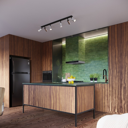 Sollux Lighting Kinkiet WINX czarny/chrom SL.1366