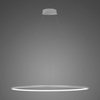 Lampa wisząca Ledowe Okręgi No.1 100cm 4k srebrna Dali