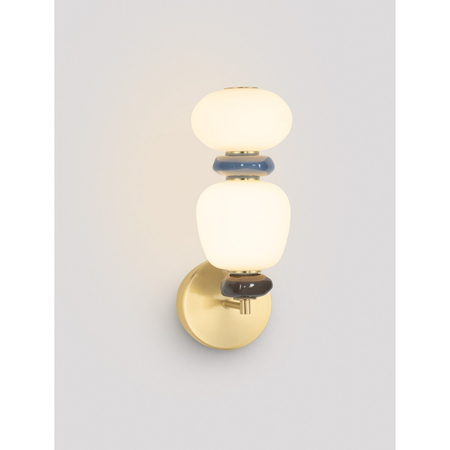 Kinkiet Luces Exclusivas FELANZO LE45242 złoty i odcienie złota, niebieski