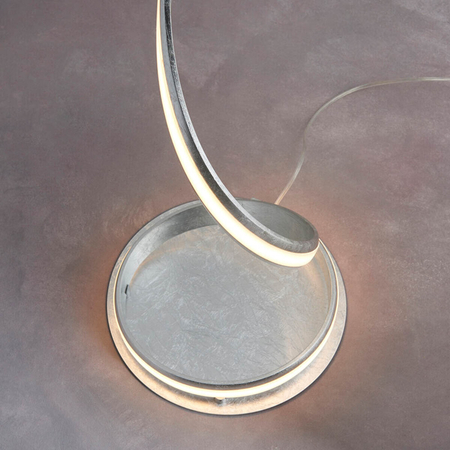 Endon Lighting Lampa podłogowa 95843 biały/srebrny