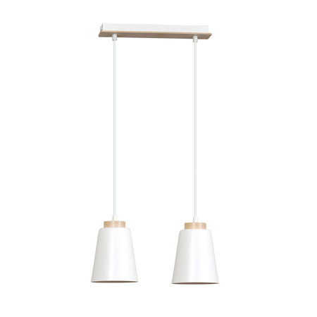 Lampa wisząca BOLERO 2 WHITE Emibig 443/2 biały