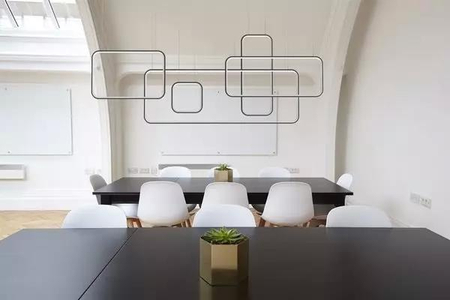 Lampa wisząca Ledowe KWADRATY No.5 CL 3k czarny