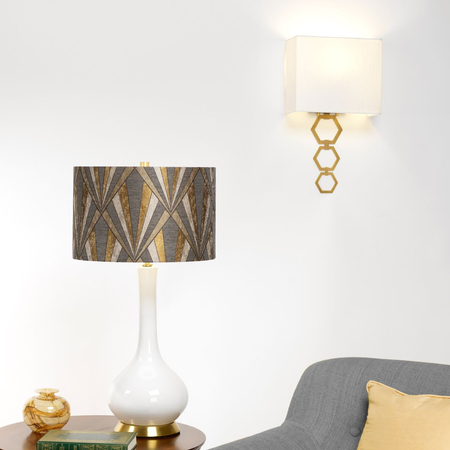 Kinkiet Elstead Lighting Ria mosiądz RIA-MEDIUM-AB