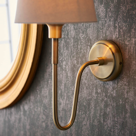 Kinkiet Endon Lighting Rouen & Cici 103362 mosiądz