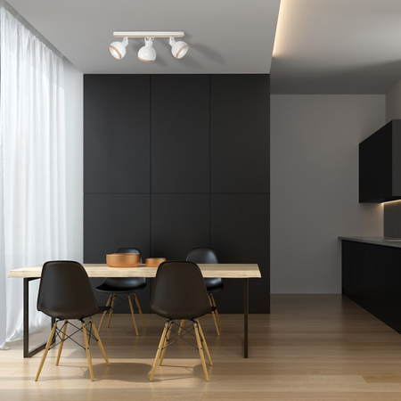 Milagro Lampa sufitowa Oval 3xE27 Biały MLP8651 BIAŁY