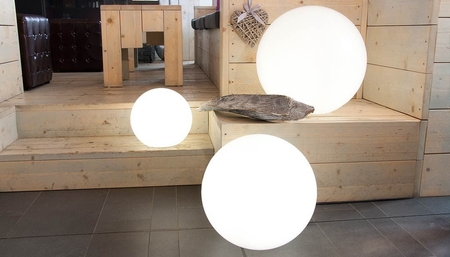 Kula LED Lampa zewnętrzna ogrodowa E27 Ø30 32416W biały