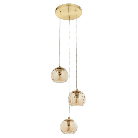 Endon Lighting Lampa wisząca 91971 mosiądz