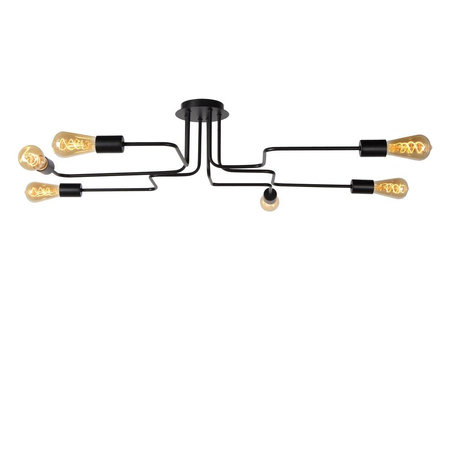 Lampa sufitowa Lucide LESTER czarny 21112/06/30