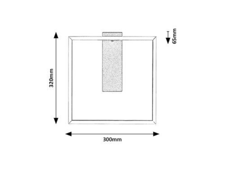 Kinkiet Rabalux Tumnus 71011 srebrny/ szczotkowane aluminium