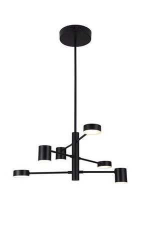 Lampa wisząca Rabalux Solomon 6355 czarny matowy
