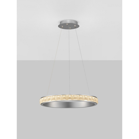 Lampa wisząca Luces Exclusivas MONTALO LE45402 srebrny i odcienie srebra