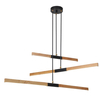 Lampa wisząca Lugano 3xLED brązowa/czarna LP-2828/3P
