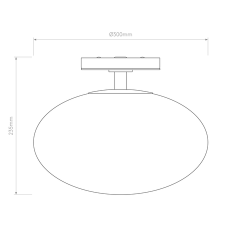 Lampa sufitowa Astro Zeppo Ceiling 1176017 Matowy Czarny