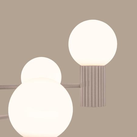 Sollux Lighting Żyrandol HALO 6 taupe SL.1836