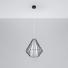 Sollux Lighting Lampa wisząca DEMI czarna SL.0298