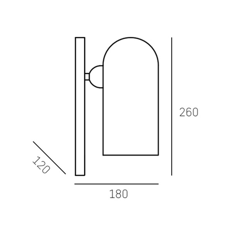 Cosmo Light Kinkiet SEOUL W01773BK