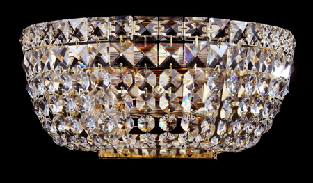 Kinkiet Maytoni DIA100-WL-02-G Basfor - Złoto antyczne