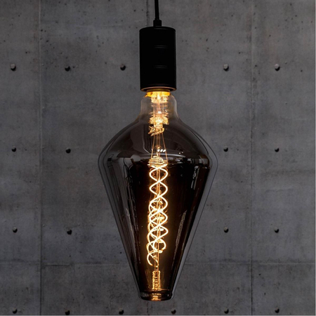 Zawiesie do żarówek Calex Retro E27 Czarne