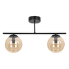 Lampa sufitowa Kaja DELTA K-5163 czarny, bursztynowy