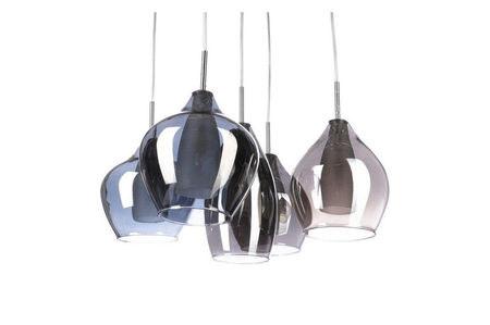 Lampa wisząca Azzardo AZ0722 Amber Milano chrome