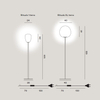 Lampa podłogowa Foscarini 244034EB-10 Rituals XL terra