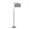 Lampa podłogowa HILDE LP1 BL GRAY Emibig 1050/LP1 czarny/chrom