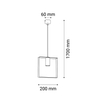 Lampa wisząca ORTIGA 4 200mm Shilo 5045