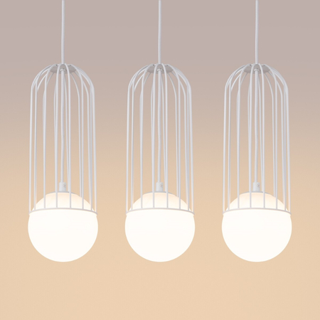 Sollux Lighting Lampa wisząca BRINA 3L biała SL.1333