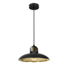 Milagro Lampa wisząca FELIX BLACK/GOLD 1xE27 MLP8906 CZARNY / ZŁOTY