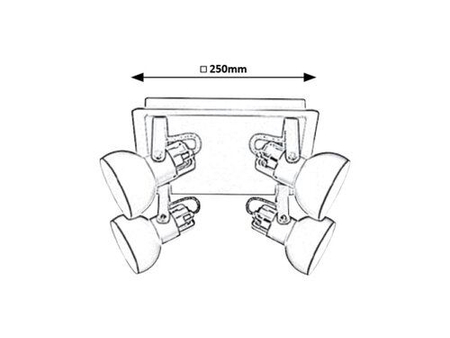 Oczko Rabalux Balzac 5612 czarny matowy