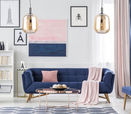 Lampa wisząca Maxlight HONEY P0297 czarny/chrom