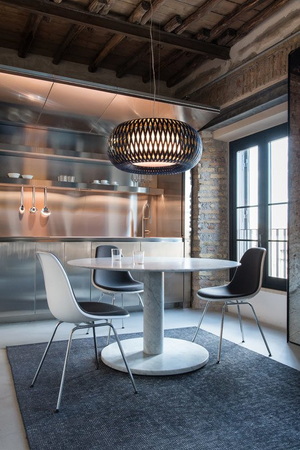 Lampa wisząca Slamp KALATOS - BLACK/GOLD M KLTSM00BGD01T00000EU czarny/złoty