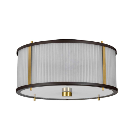 Lampa wisząca Elstead Lighting Corona czarny/mosiądz DL-CORONA-3P-BAB