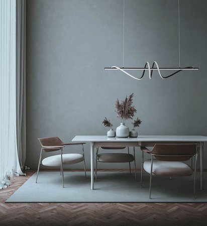 Lampa wisząca BURGO Kaja K-8185 czarny