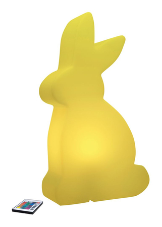 Królik LED Lampa zewnętrzna ogrodowa 4000K RGB 50cm 32478L biały