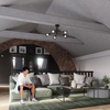 Sollux Lighting Żyrandol ARTEMIS 5S czarny SL.1110
