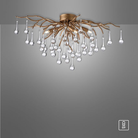 Lampa sufitowa Paul Neuhaus ICICLE 8090-11 złoty