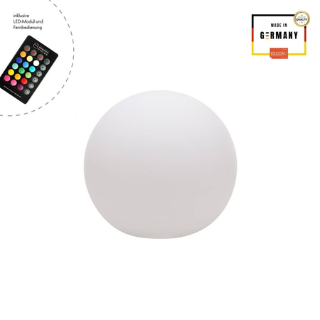 Kula LED Lampa zewnętrzna ogrodowa 2700K RGB Ø40 32417L biały