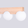 Sollux Lighting Plafon BULBO 3 naturalne drewno SL.1684