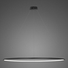 Lampa wisząca Ledowe Okręgi No.1 180cm 3k czarna