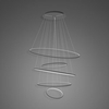 Lampa wisząca Ledowe Okręgi No.5 120cm 4k czarna