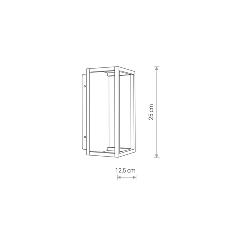 Kinkiet zewnętrzny Nowodvorski 8176 Symmetry LED I