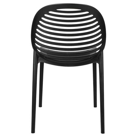 Krzesło SUNNY czarne - polipropylen